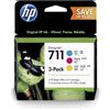 HP 711 P2V32A, Cartucce Originali HP, Compatibili con Stampanti HP DesignJet T12