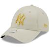 New Era York Yankees Metallic Logo Stone 9Forty Adjustable Women cap - One-Size