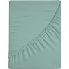 Zer0bed, Lenzuolo Sotto con Angoli Matrimoniale Tinta Unita 100% Cotone ANGOLO MAXI 30CM, 2 Piazze, Cloud, 180x200