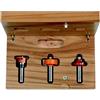 CMT ORANGE TOOLS CMT - 900.025.11 - SET 3 FRESE PROFILATE X ANTE/PORTE VETRO HW S=8 DX