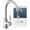 SCHÜTTE Robinet de cuisine SCHÜTTE Cornwall, Robinet de cuisine, 360° pivotant pour évier double, 79116 chromé