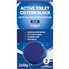 by Amazon Blocco per cassetta WC, 1 pezzo, colore: blu