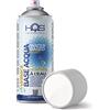 HQS High Quality Spray HQS Bomboletta di Vernice Spray 400ml Base Acqua Colori Ral (Ral 9016 Bianco Lucido)