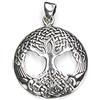 NKlaus ciondolo albero della vita 2,8cm argento 925 amuleto talismano filigrana celtica 7397
