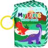 Aolso Baby Photo Album, Album Fotografico sui Dinosauri, Libro Fotografico in Tessuto Morbido, Libro dei Ricordi per Bambini, Album Giocattolo per la Nascita per Neonati, può Contenere 17 Foto