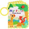 Aolso Album Nascita per Bambini e Neonati, Libro Fotografico in Tessuto Morbido, Libro dei Ricordi per Bambini può Contenere 17 Foto-Animali Terrestri