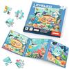 Aolso Puzzle Magnetici Giochi per Bambini 3-7 Anni, Giocattolo Montessori, Puzzle Animali Magnetico Gioco,Giochi da Viaggio per Bambini 2 Anni-Esplorazione Sottomarina