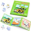 Aolso Puzzle Magnetici Giochi per Bambini 3-7 Anni, Giocattolo Montessori, Puzzle Animali Magnetico Gioco,Giochi da Viaggio per Bambini 2 Anni-Temi di Traffico