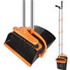 TOSUTO Set Scopa e Paletta Con Manico Lungo da 115 CM