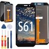 Yuxyiony Nuovo Sostituzione LCD Schermo per Doogee S61 Display LCD Riparazione Schermo e Strumento di Ricambio Accessori