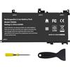 ASUNCELL 11.55V/62Wh TE03XL Batteria per PC portatile per HP Omen 15-AX000 15T-AX000 Series, HP Pavilion 15-BC000 15-BC300 15-BC400 15T-BC000 15T-BC300 Series, TE03XL HSTNN-UB7A TPN-Q173