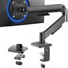 VIVO - Supporto da scrivania per monitor singolo da 17 a 32 pollici, altezza regolabile, contrappeso meccanico, classico, supporto universale VESA, STAND-V001O