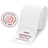 NIIMBOT Etichette per B21 Pro,etichette stampabili in rosso e nero,51 x 51 mm, 145 nastri/rotolo, etichette adesive, applicabili a cartellini per Etichette per negozi/abbigliamento-Girare