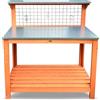 Habau 695-FSC Tavolo da giardino con pianale zincato
