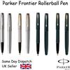 Parker PENNA ROLLER PARKER FRONTIER IN ACCIAIO INOX - Nero opaco, cromo, oro
