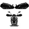 APEBAZY Paramani Moto Universali 22 mm 25 mm 28 mm Paramani Motocross Compatibili con ATV Cafe Racer Bobber scooter (Nero)