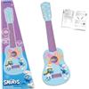 Lexibook, I Puffi, La mia prima chitarra per bambini, 6 corde in nylon, 53 cm, Guida inclusa, blu, K200SF