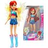 Winx Club Winx - Bloom Fata Ali Luminose, Bambola 27 cm, Look da Fata del Fuoco, Snodata, Giocattolo per Bambina e Bambini dai 4 Anni in su