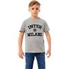 Inter T-Shirt Bambino, Prodotto Ufficiale, Collezione Back to Stadium, 6 anni