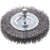 kwb 6078-30 Spazzola a disco, doppio spessore, cavo in acciaio HSS, ondulato