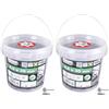 Connex CON:P B30165 - Set di 200 viti Spengler Torx con rondella a tenuta e punta in acciaio inox A2, 4,5 x 35 mm