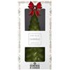 Cereria Di Giorgio - Candela Laccata a forma di Albero di Natale - Colore Verde Oliva - Altezza 19 cm - Con Astuccio Decorato - Idea Regalo Artigianale - Christmas Collection