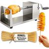 Ikigai Uten - Affettatrice a spirale per patate, in acciaio inox, per frutta, patate, chip tornado, cetrioli o carote
