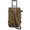 Kipling TEAGAN US Borsone piccolo con ruote, Carry On, Smooth Khaki (Khaki)