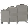 MOVOM Inari Set di valigie, taglia unica, grigio, Taglia unica, Set di valigie