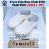 Crocs Echo Wave Chalk White Chalk White 210521-0WV taglia unisex