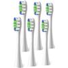 Oclean Standard Clean Testine di ricambio compatibili con lo spazzolino elettrico Oclean, 6 pezzi di testine per spazzolino elettrico con setole DuPont - Bianco