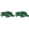 Windhager Clip per Piante, Mini mollette per Piante, Supporto per Piante, Clip per Fiori, Clip per Orchidee, 15 Pezzi, Colore Verde 07469 (Confezione da 2)