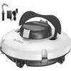 Redkey Upgrade S100 Robot Piscina, 200 Minuti di Pulizia, Supera 18° di Pendenza, Batteria a Doppia azionamento, Parcheggio Automatico, Robot Piscine Fuori Terra per Piscina da 120 m²