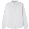 SPRINGFIELD Oxford Shirt in Cotton And Spandex. Embroided Logo. Camicia, Blu, 42 Donna