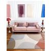 Ted Baker Clarissa, tappeto di lana dal design colorato, 100% lana, tessuto a mano e naturale, in fibra naturale retrò, per soggiorno, camera da letto, sala da pranzo, blu, multicolore, 160 x 230 cm