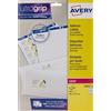 Avery JamFREE, etichette per indirizzi stampabili, personalizzabili, 38,1 x 21,2 mm, bianche, 65 etichette per foglio, 650 etichette vuote per confezione (L7651-10)