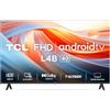 Non si applica TCL 80,04 cm (32 pollici) LED Android intelligente senza cornice metallica...