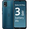 Non si applica Smartphone Android Nokia C21 Plus, Dual SIM, durata della batteria di 3...