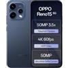 Oppo Reno15 5G Aurora Blue 8GB RAM 256GB Storage Indian versione globale sblo...
