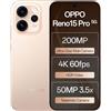 Oppo Reno15 Pro 5G Sunset Gold 12GB RAM 512GB Storage Versione Globale Sbloccato