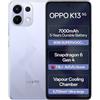 OPPO K13 5G con 7000mAh 80W Carger (Prism Black, 256GB) Sblocco Versione Globale