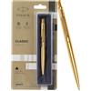 Parker 30 x penna a sfera Parker Classic Gold Trim penna a sfera inchiostro blu per ...