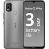 Non si applica Smartphone Android Nokia C21 Plus, Dual SIM, durata della batteria di 3...
