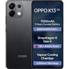 OPPO K13 5G con 7000mAh 80W Carger (Prism Black, 256GB) Sblocco Versione Globale