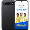 Tecno Spark 50 5G Ink Black 4GB 128GB 6500mAh Batteria + 45W Versione Globale