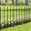 Thealyn Recinzione decorativa da giardino in metallo, pieghevole, recinzione paesaggistica per cani, animali domestici, aiuole, cortile, barriera per animali domestici (61 x 81,3 cm)