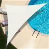 Amazon Brand - Umi UMI Vela Ombreggiante Impermeabile 2,5x2,5x3,5m Triangolare Tenda a Vela Protezione Raggi UV 98% Tenda Parasole per Esterno Giardino Terrazzo - Crema