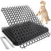 YAYODS Tappetino per gatti con punte, 30 x 40 cm, 12 pezzi, nero | Tappetino anti-gatto in plastica, deterrente per gatti, per recinzioni da giardino, esterni, tappetino deterrente per animali