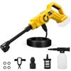 WingFly Idropulitrice a batteria, 90 bar, per Dewalt 18 V, 20 V, portatile, con ugello 6 in 1, motore senza spazzole, 6 l/min, per auto, terrazza, prato (senza batteria)
