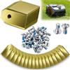 Hestya Lame di Ricambio 30, compatibili con Navimow I105e, Navimow I108e, Lame di Ricambio in Acciaio Inossidabile e Lega di carburo di Titanio, Accessori per tagliaerba, con 30 Viti saldate a Punti.